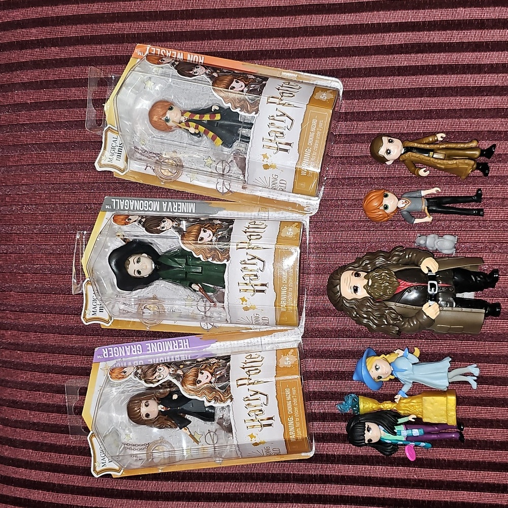 NIB & EUC: Lot of Wizarding World Harry Potter Magical Minis